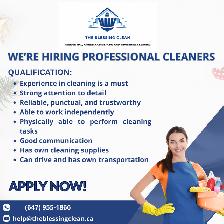 Residential Cleaning Contractor – GTA (Multiple Locations)
