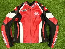 Ducati Racing men's leather motorbike jacket