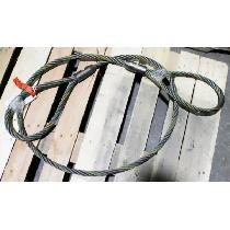 NEW 10FT- 7/8 STEEL ROPE SLING