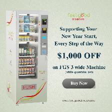 Combo Vending Machines - $1,000 OFF FGS Original 3-Wide