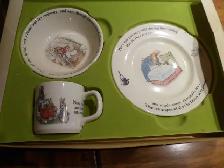 Peter Rabbit tea set (new in box)