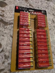 PC batteries AA & AAA