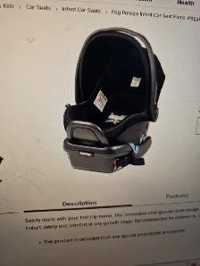 Free Breast pumps and car seat.  Peg perego