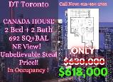 Last Chance! 2B2B Canada House Lake & City Views ONLY $618k!!