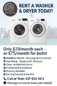 Hassle-Free Rentals. Fast Delivery. Free Servicing