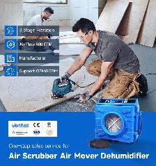 800CFM Air Scrubber ETL 1/4HP Air Purifier Fan Blower Commercial