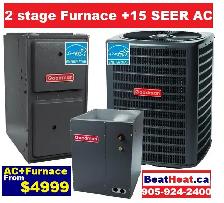 Goodman furnace   Ac with installation from $4999
