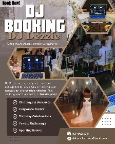 dj bookings (see photos of previous events)