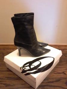 Brand New Nine West Women leather boots Size 9