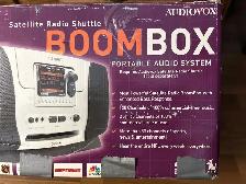 SIRIUS Audiovox SIR-PNP3 Satellite Receiver PLUS BB3 Boom Box