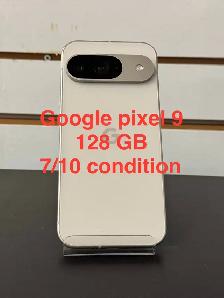 Google pixel 9 128 GB 7/10 condition