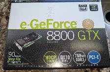 EVGA - NVIDIA GeForce 8800 GTX -512 MB-GDDR3 - PCIE - 1.0 - X 16
