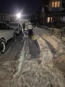 Snow Removal, snow shoveling   cash