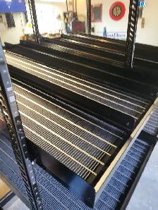 Retail gravity feed shelving