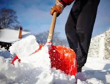 Im available to shovel the snow this weekend