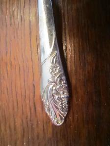 #12-49K EVENING STAR silverware set for 8