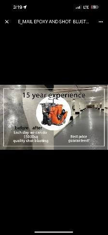 shot blasting flooring cervice.Husqvarna Blastrac 2-20DT