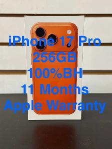 iPhone 17 Pro 256 GB 11 months Apple warranty