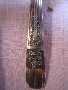 #16-19C  CELEBRITY ROSE silverware set for 6