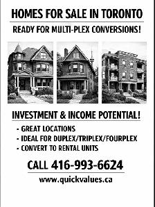Convert Single Family Homes into Multiplexes