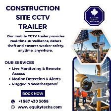 Construction Site CCTV  Trailer