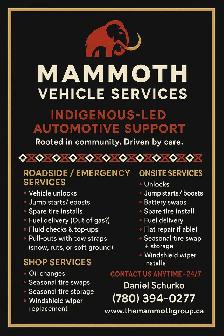 Mammoth Vehicle Services-Roadside, On site, Shop, Tow Help