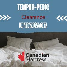 CRAZY TEMPUR-PEDIC SALE AT CANADIAN MATTRESS YYC