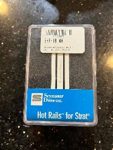 Seymour Duncan Hot Rails pickup for Strat White new