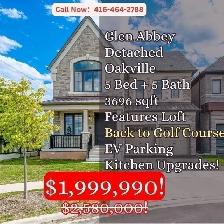 Golf Course Living in Oakville – Luxury 5-Bed Detached Home