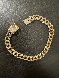 diamond bracelet 10k yellow gold