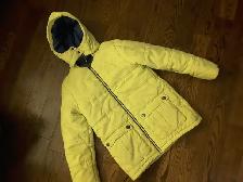 Youth boy winter jacket with hood Size 10/12