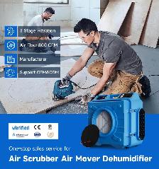 800CFM Air Scrubber ETL 1/4HP Air Purifier Fan Blower Commercial