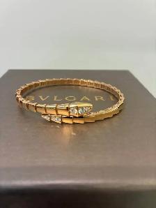 BULGARI Serpenti Viper One-Coil 18 kt Yellow Gold Bracelet