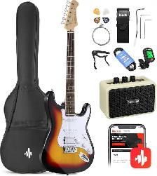 DONNER DST-100 ELECTRIC GUITAR KIT, AMPLIFIER & ACCESSORIES