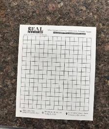 FREE 4.5x5.5 inch Grid Notebook