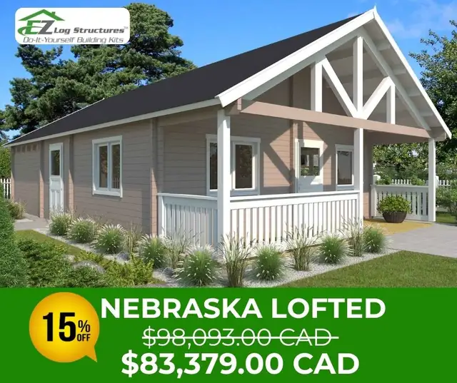 Nebraska- 2 Bedroom Home Kit - 960 sq. ft