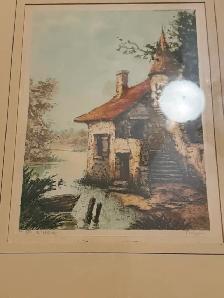 Vintage Framed Boyer Print