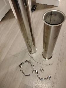39 Stainless steel flanged pipes new in box