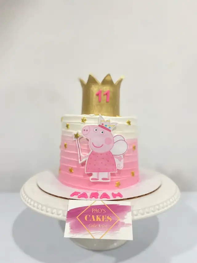 pepa pig Cake 15-20 servings