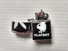 PLAYBOY BUNNY LARGE FLAME WINDPROOF LIGHTER GREAT CONDITION - Photo 4