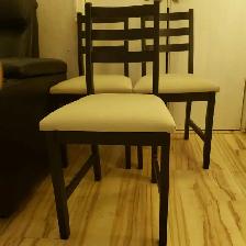 Solid wood chairs