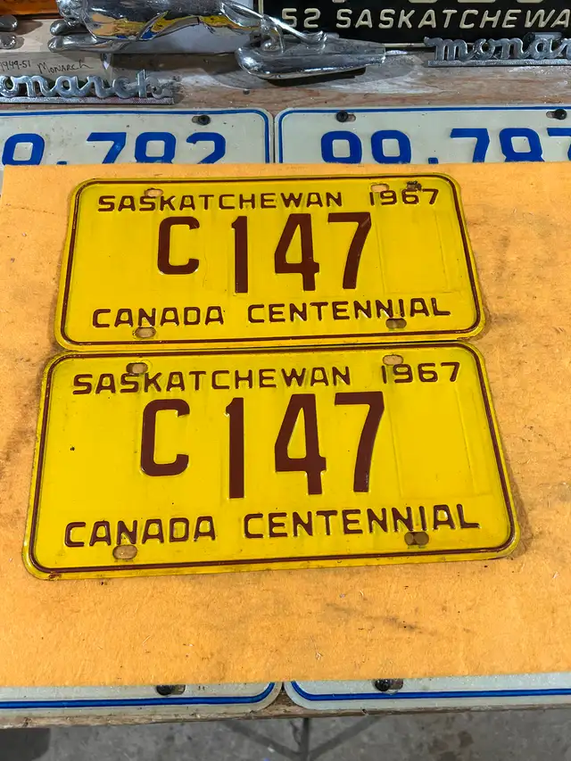 Saskatchewan license plates