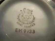 ESD Hand Painted Hostess Tray sets for 4, Pattern #EM9933 - Photo 3