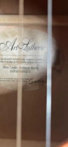 Art&Lutherie guitar - Photo 4