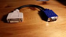 Monitor Cable Adapter female DVI to male VGA