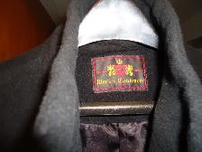 Wool & Cashmere Italian peacoat winter coat, Brogue Italy - Photo 3