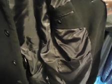 Wool & Cashmere Italian peacoat winter coat, Brogue Italy - Photo 6