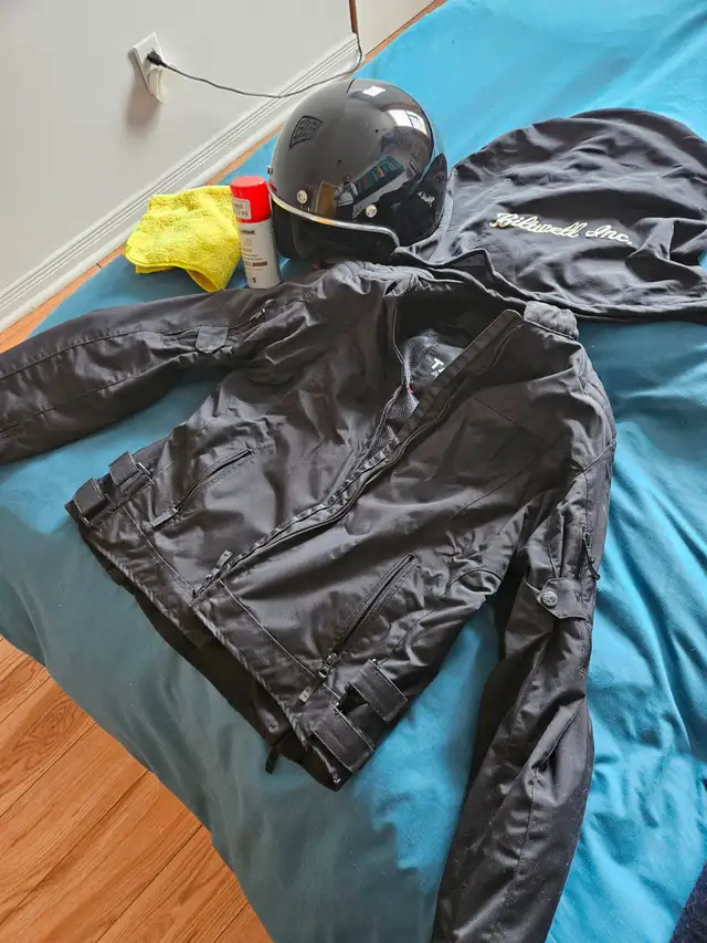 Veste, casque et gants