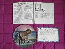 PRZEWALSKI'S HORSE COLLECTOR PLATE