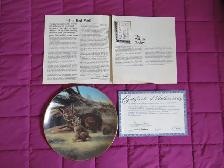 RED WOLF COLLECTOR PLATE